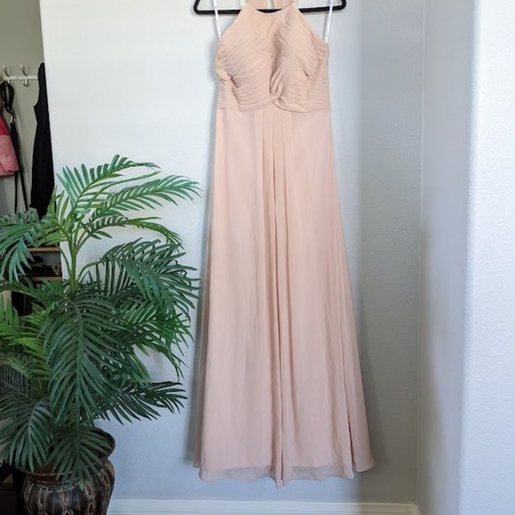 AW Aderes Bridesmaid Prom Formal Special Occasion Wedding Guest Dress, Pink, 8 - Picture 4 of 11